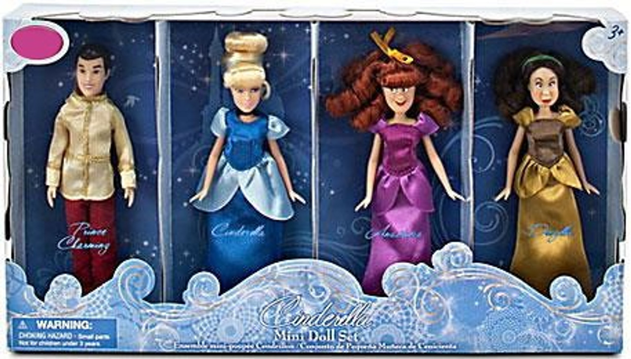 mini disney princess dolls set