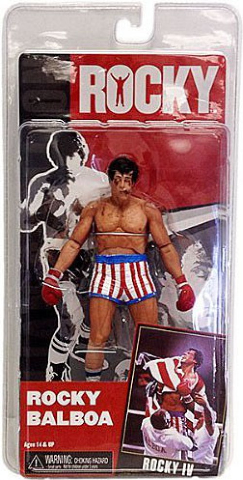 NECA Rocky IV Series 2 Rocky Balboa Action Figure Post Fight - ToyWiz