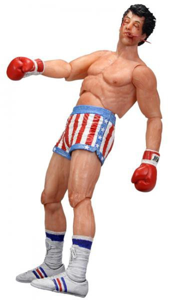 Action Figures Neca de Sylvester Stallone como Rocky Balboa: Versão