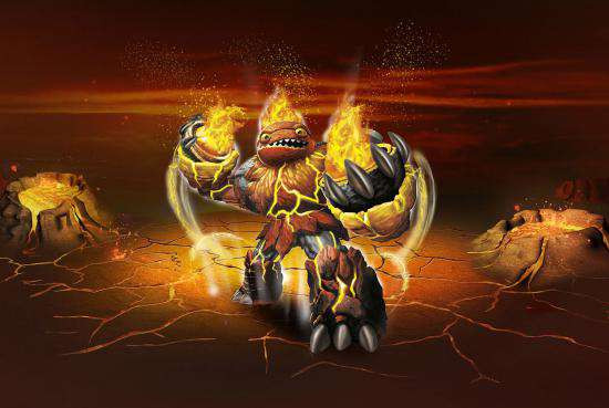 Skylanders Giants Hot Head OBS! Läs | Køb på (723378482