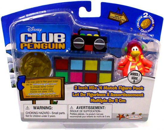 Club Penguin Mix N Match Series 9 Cadence Turntable Mini Figure
