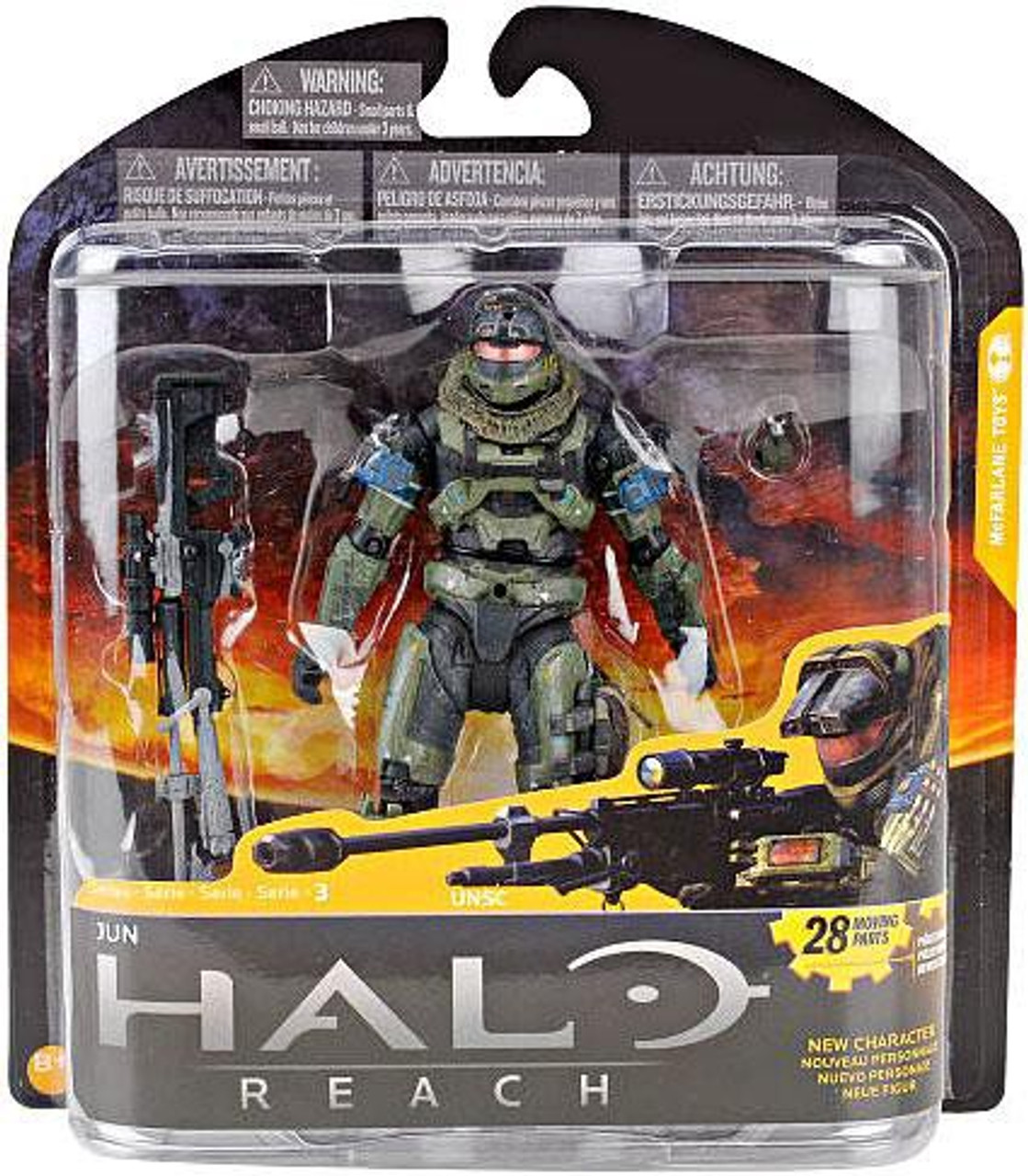 Mcfarlane Toys Halo Reach Series 3 Jun Action Figure Toywiz - roblox halo reach theme