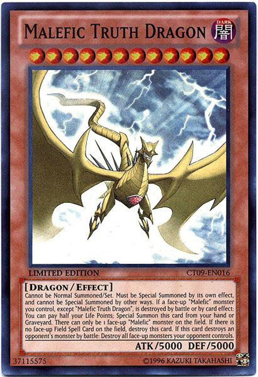 YuGiOh Holiday Tin Promo Single Card Super Rare Malefic ...