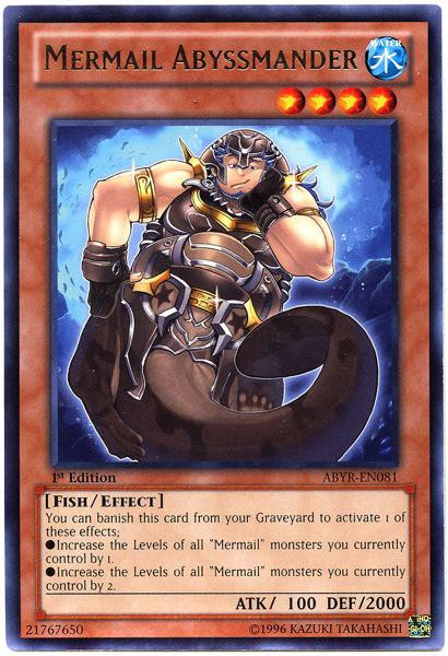Mermail Deck Card Yu-Gi-Oh! Mermail Abyssteus Ultimate Rare - CBLZ