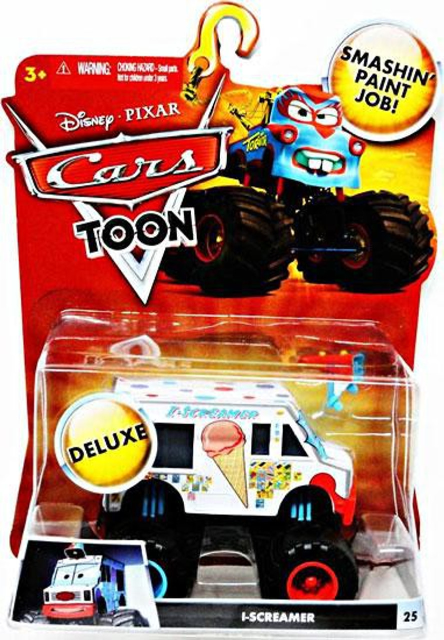 Disney Pixar Cars Cars Toon Deluxe Oversized I Screamer 155 Diecast Car Toon Edition Mattel Toys Toywiz - roblox boombox codes flamingo screamers