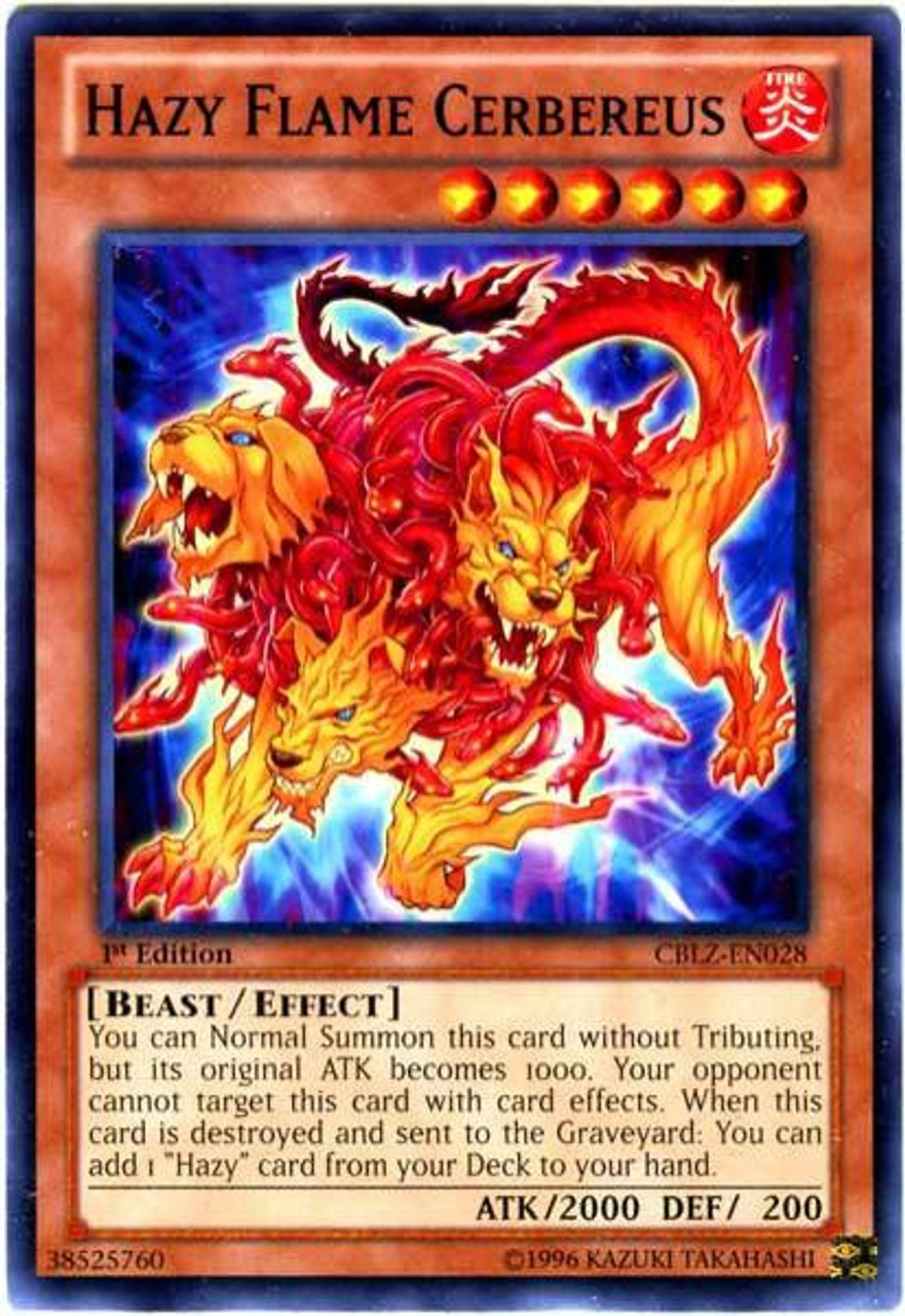 YuGiOh Zexal Cosmo Blazer Single Card Common Hazy Flame