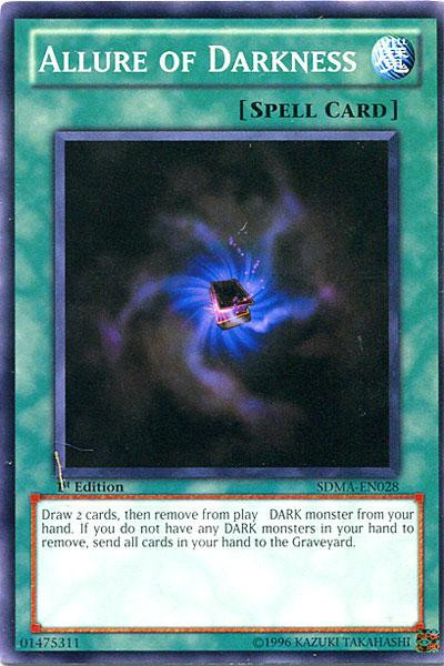 YuGiOh Structure Deck Marik Single Card Common Allure of Darkness