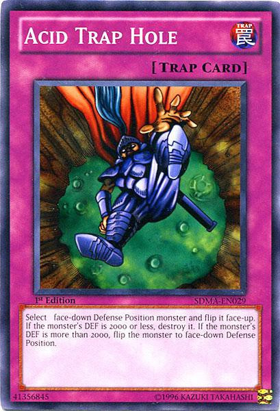 YuGiOh Structure Deck Marik Single Card Common Acid Trap Hole SDMA