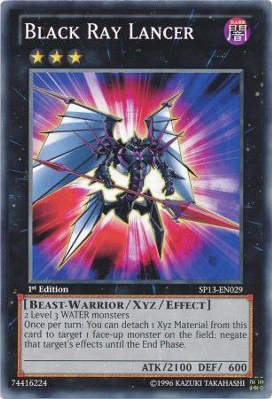 Yugioh Star Pack 2013 Single Card Common Black Ray Lancer Sp13 En029 Toywiz - lancer face roblox t shirt