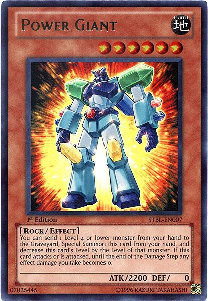 YuGiOh 5Ds Starstrike Blast Single Card Ultra Rare Power Giant STBL