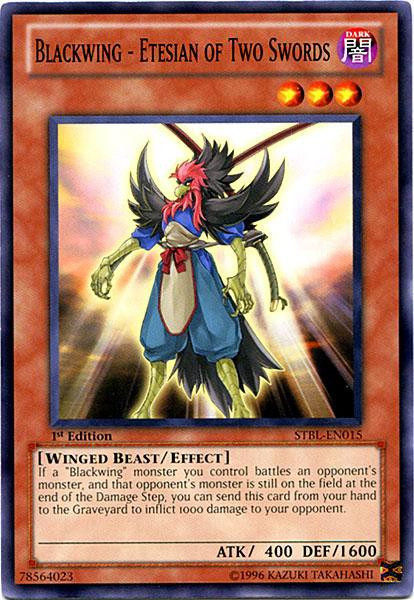 YuGiOh 5Ds Starstrike Blast Single Card Common Blackwing Etesian of