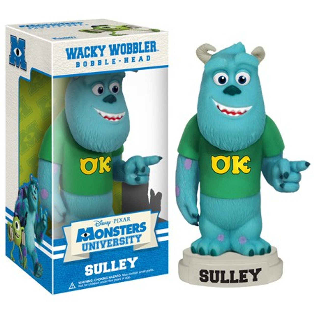 Funko Disney Pixar Monsters University Wacky Wobbler Sulley Bobble Head Toywiz - monsters university roblox