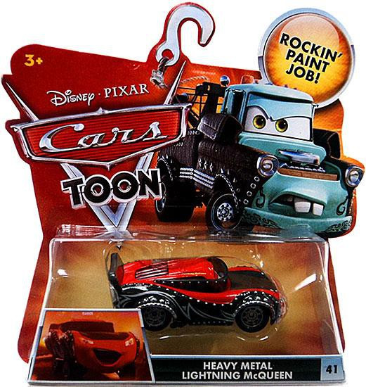 Disney Pixar Cars Cars Toon Main Series Heavy Metal Lightning McQueen ...
