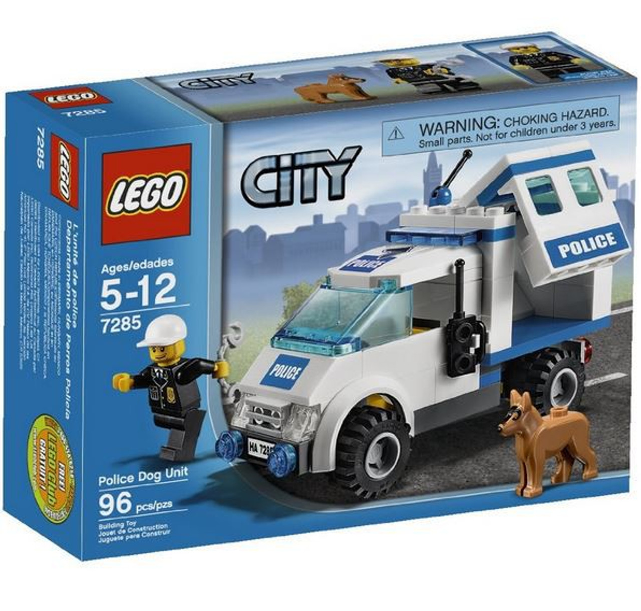 lego police dog van