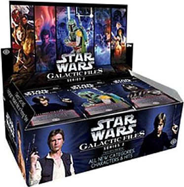 Star Wars Topps Galactic Files Series 2 Trading Card Box 24 Packs - ToyWiz