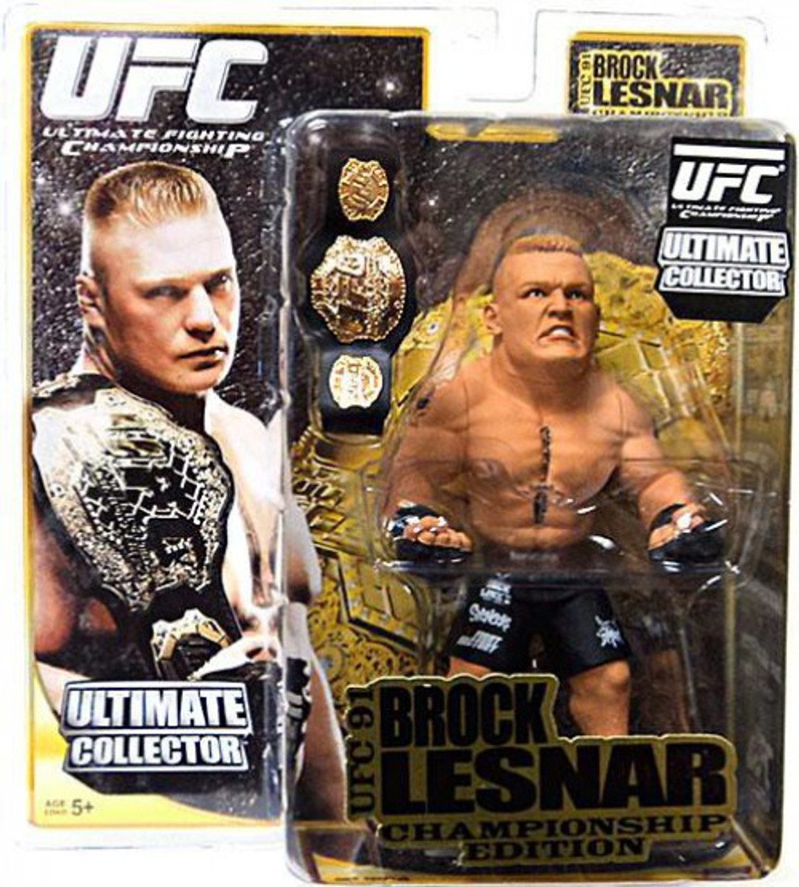 UFC Ultimate Collector Series 4 Brock Lesnar Action Figure Championship