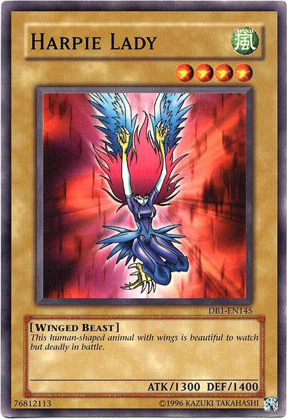 YuGiOh Dark Beginning 1 Single Card Common Harpie Lady DB1-EN145