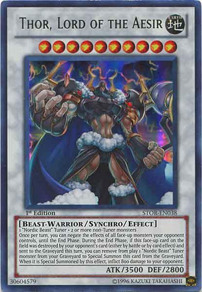 thor deck yugioh (D-TB02/RGR49EN) [Record of Ragnarok] – 50cards you may play that card Thor, Lord of the Aesir