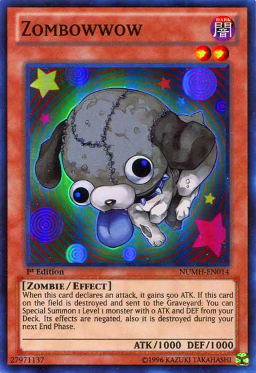 Yugioh Number Hunters Single Card Super Rare Zombowwow Numh En014 Toywiz - roblox zombie egghead