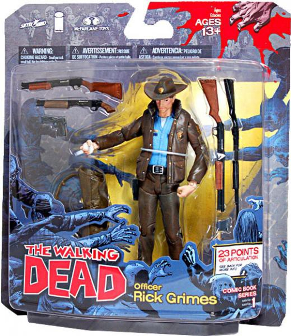 walking dead comic action figures