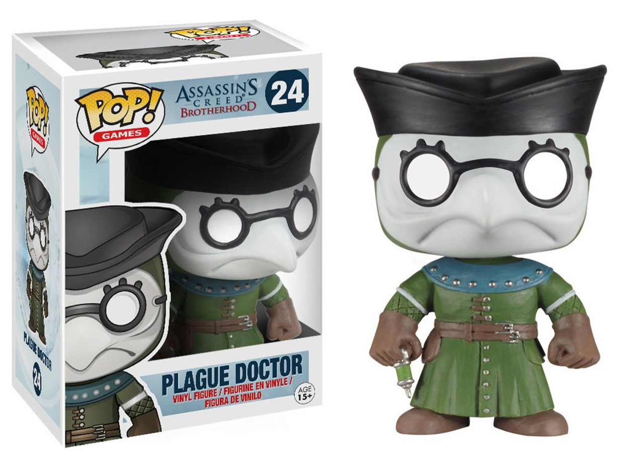 Funko Assassins Creed Pop Games Plague Doctor Vinyl Figure 24 Toywiz - cute plague doctor in a bag roblox