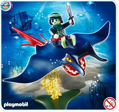 Playmobil 4800 Pirati Fantasma - Set Di 3 Figure Che Si Illuminano Al Buio