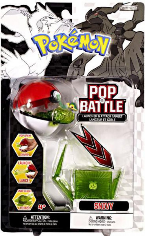 Pokemon Black White Series 1 Pop N Battle Snivy Launcher Jakks Pacific Toywiz