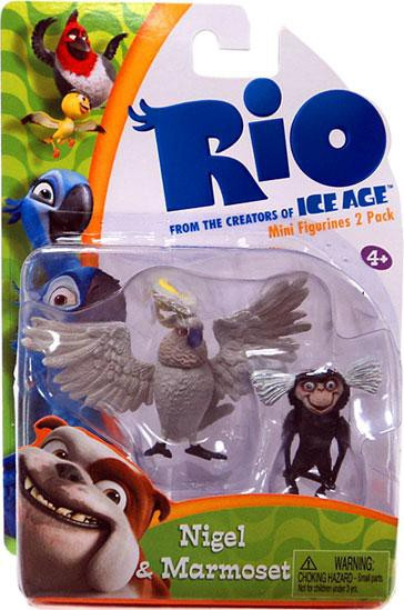 Rio 2 Nigel Gabi Mini Figure 2 Pack Tv Movie Character Toys Fzgil Toys Hobbies