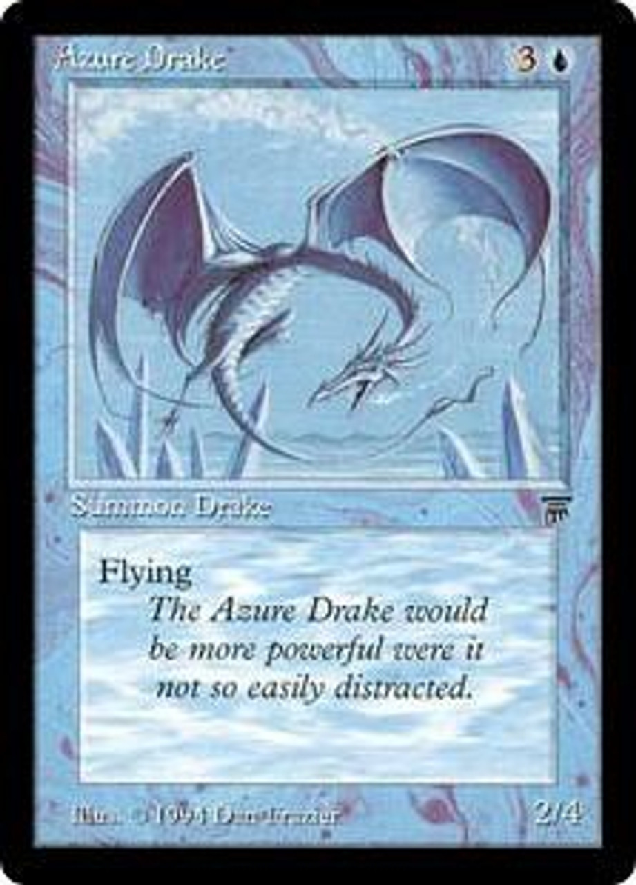 Magic The Gathering Legends Single Card Uncommon Azure Drake Toywiz - drake legend roblox