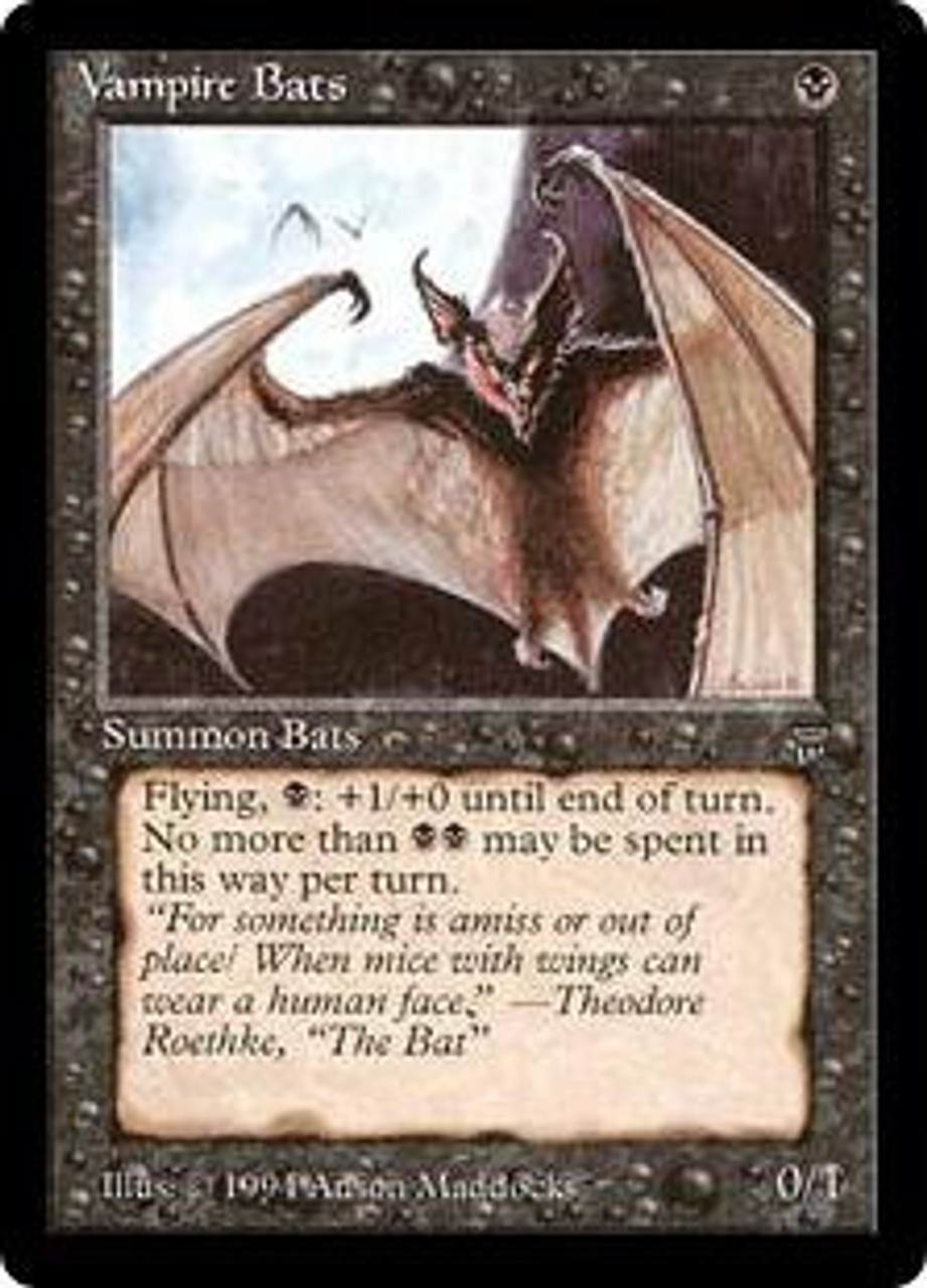 Magic The Gathering Legends Single Card Common Vampire Bats Toywiz - roblox vampire bat gear