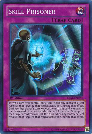 Yugioh Trading Card Game Legacy Of The Valiant Single Card Super Rare Skill Prisoner Lval En078 Toywiz