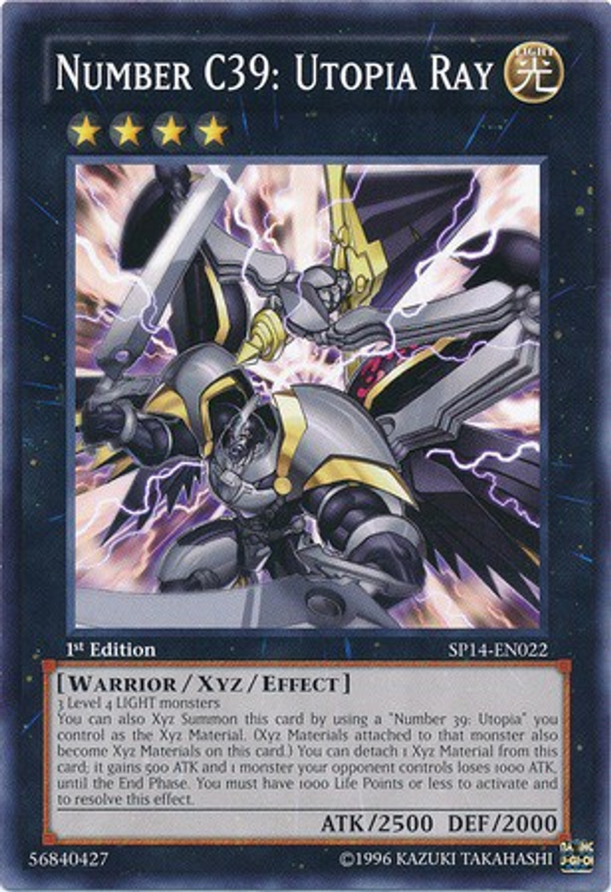 YuGiOh Zexal Star Pack 2014 Single Card Common Number C39 Utopia Ray SP14-EN022 - ToyWiz