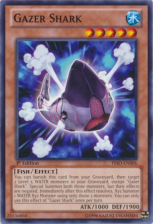YuGiOh Zexal Primal Origin Single Card Common Gazer Shark PRIOEN006