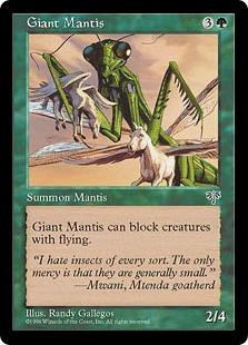 Magic The Gathering Mirage Single Card Common Giant Mantis - ToyWiz