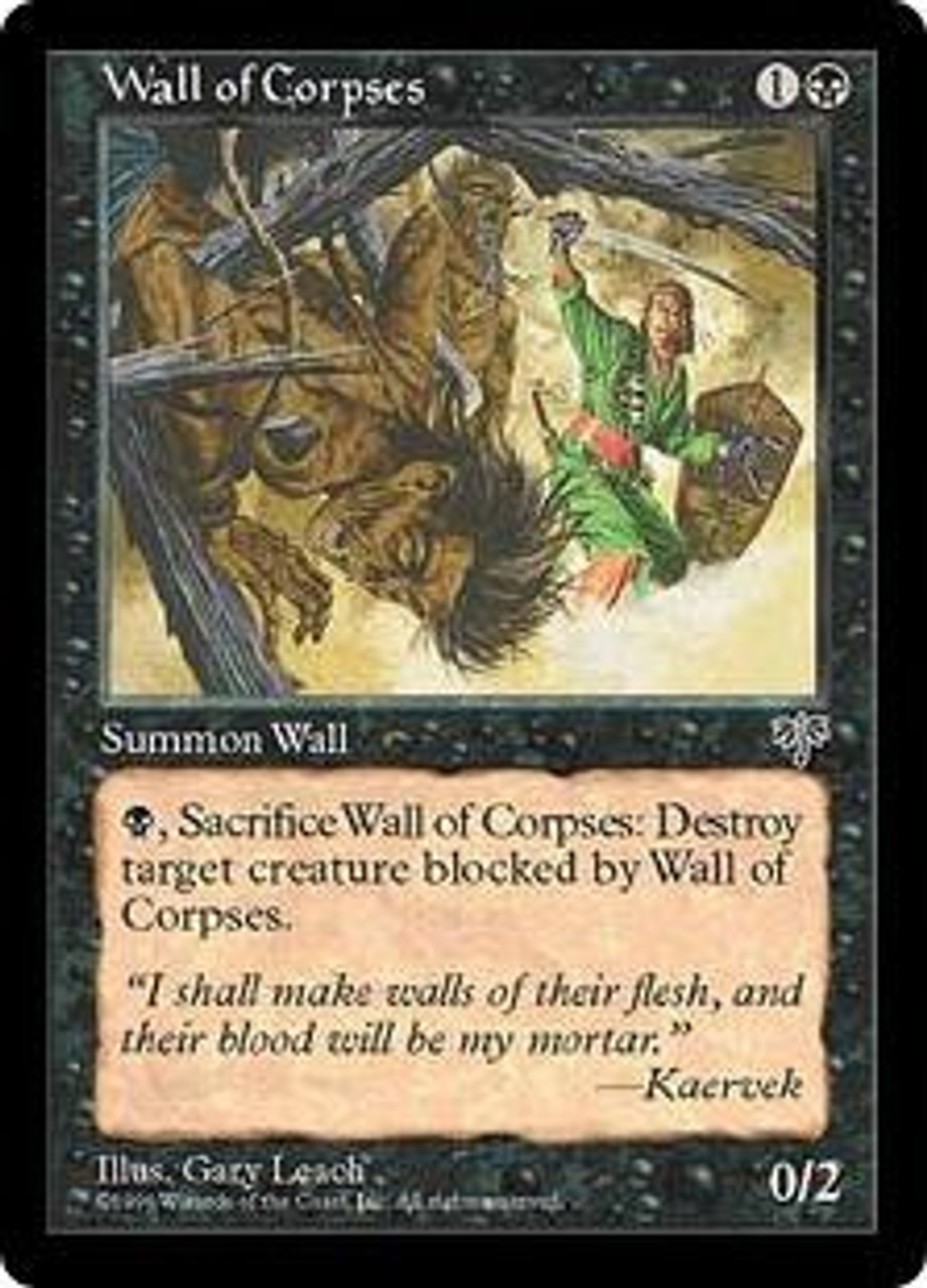 Magic The Gathering Mirage Single Card Common Wall Of Corpses Toywiz - destroy a wall roblox