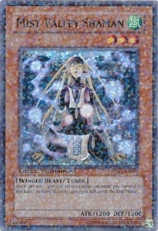 YuGiOh 5Ds Duel Terminal 1 Single Card Parallel Rare Mist Valley Shaman