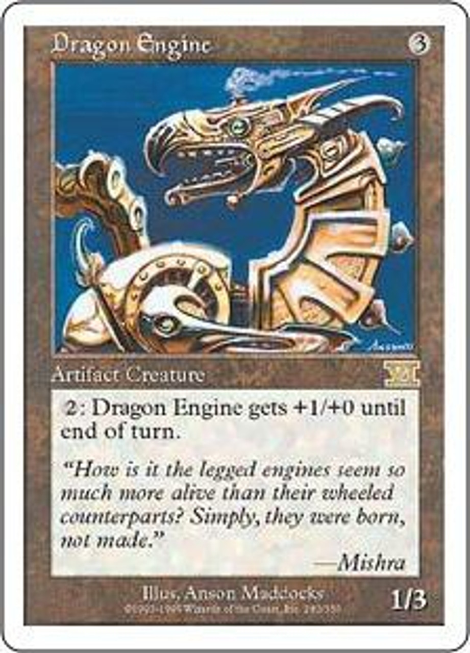 Magic The Gathering 6th Edition Single Card Rare Dragon Engine 282 ToyWiz