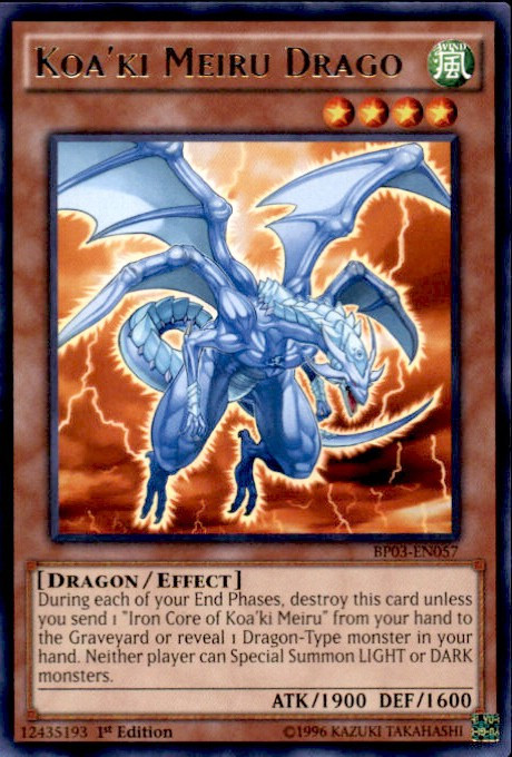 遊戯王 北米版 Koa'ki Meiru Drago 3枚セット bp03en057__34579.1519955851.