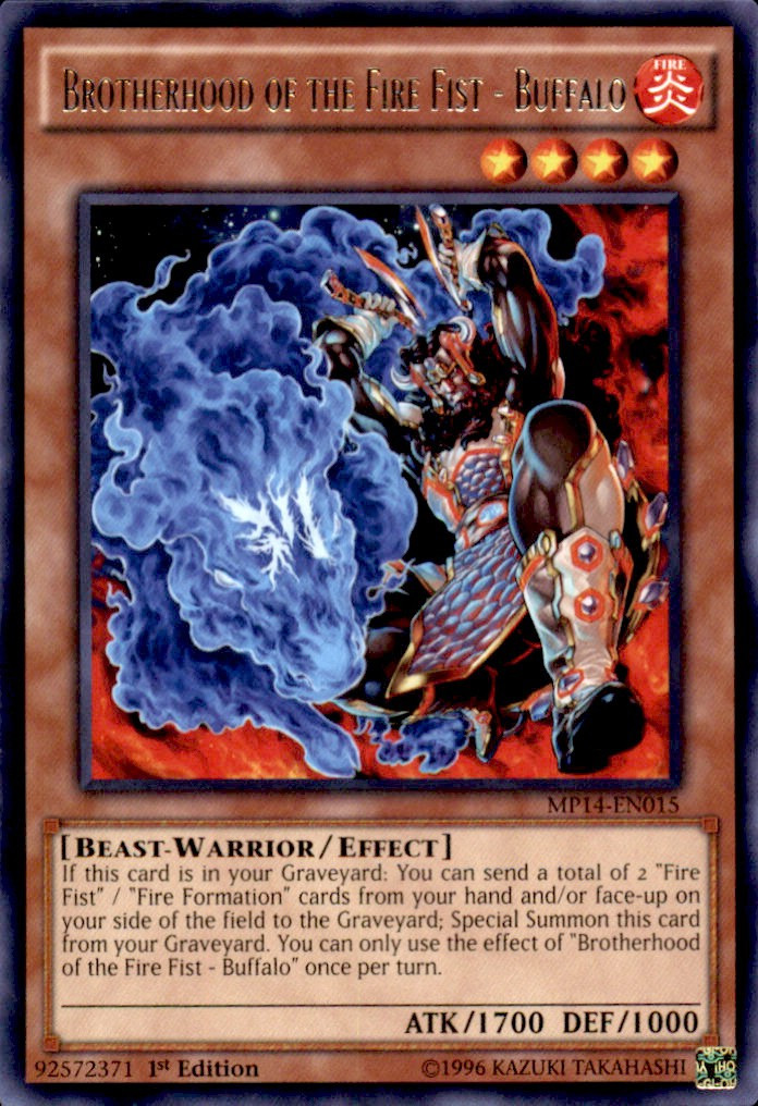 yugioh fire fist cards Yu-Gi-Oh! - Brotherhood of The - Peacock - FIGA-EN017 - Secret Rare - 1st Edition with a different name from the cards in your GY Yu-Gi-Oh Card - MP14-EN031 -
