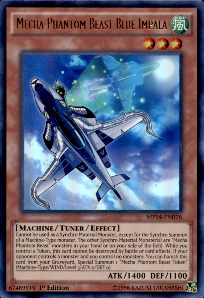 Yu-Gi-Oh! Mecha Phantom Beast Hamstrat – Ultra Rare Karte Aus Mega Pack 2014 | 1st Edition