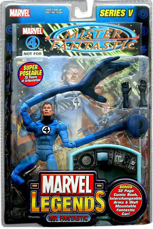 Marvel Legends Series 5 Mr Fantastic Action Figure Toy Biz Toywiz