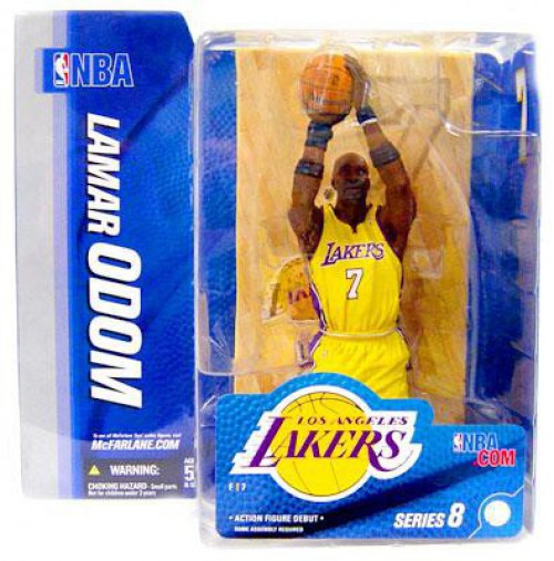 スポーツ McFarlane Toys NBA Series 8 Lamar Odom McFarlane Toys NBA Los Angeles Lakers Sports Basketball Series 8