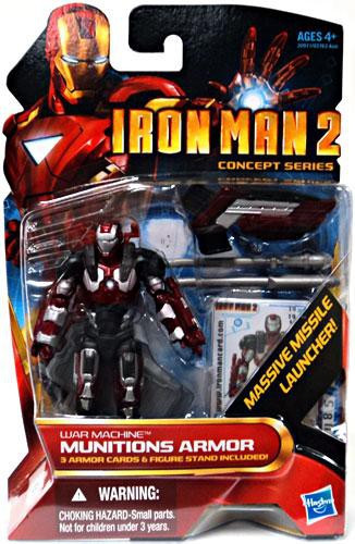 Iron Man 2 Concept Series Munitions Armor War Machine Action Figure 19