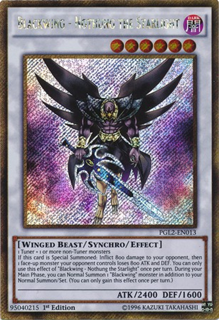 Yugioh Premium Gold Return Of The Bling Single Card Gold Secret Rare Blackwing Nothung The Starlight Pgl2 En013 Toywiz - the new starlight looks amazing and dragon slayer roblox