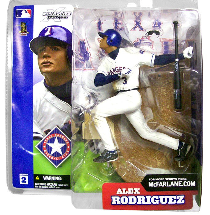 McFarlane Toys MLB Texas Rangers Sports Baseball Series 2 Alex