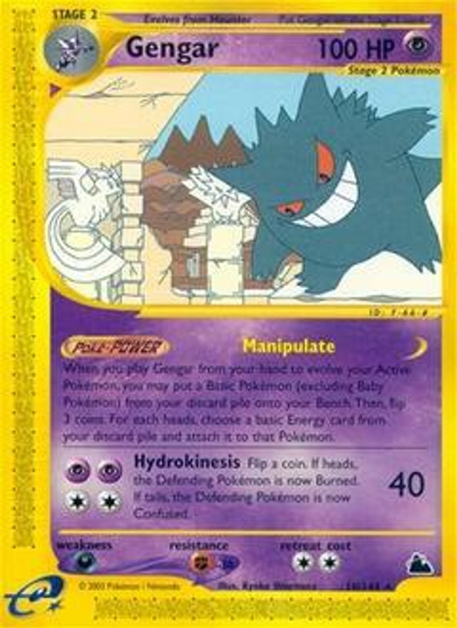Pokemon Skyridge Single Card Rare Gengar 10 Toywiz - gengar shirt pokemon roblox