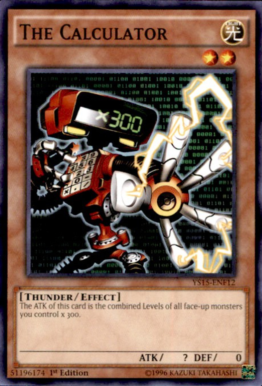 Yugioh 2015 Starter Deck Saber Force Single Card Common The Calculator Ys15 Enf12 Toywiz - how to get to level 300 on zombie rush roblox roblox games to