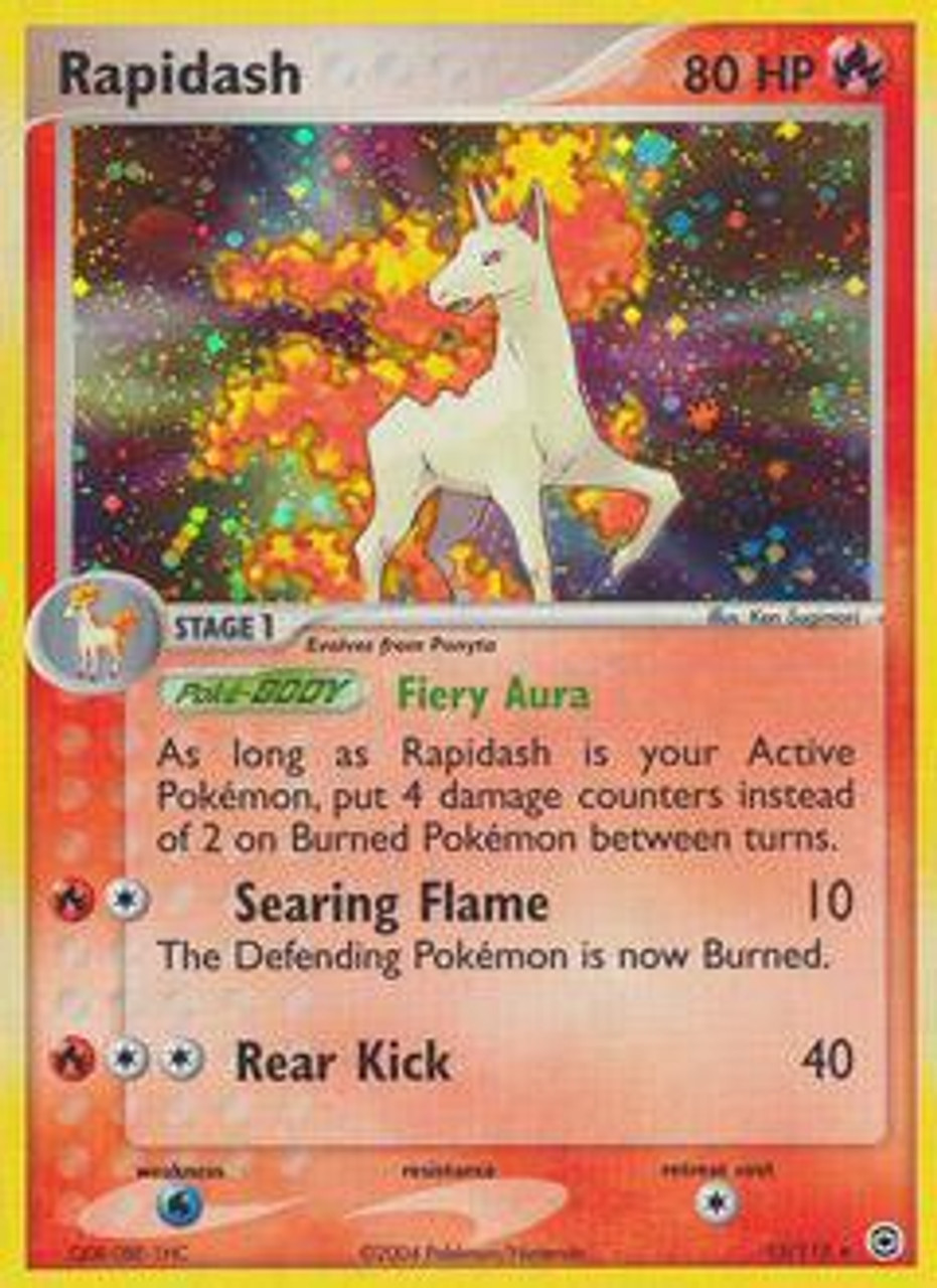 Pokemon Ex Fire Red Leaf Green Single Card Rare Holo Rapidash 13