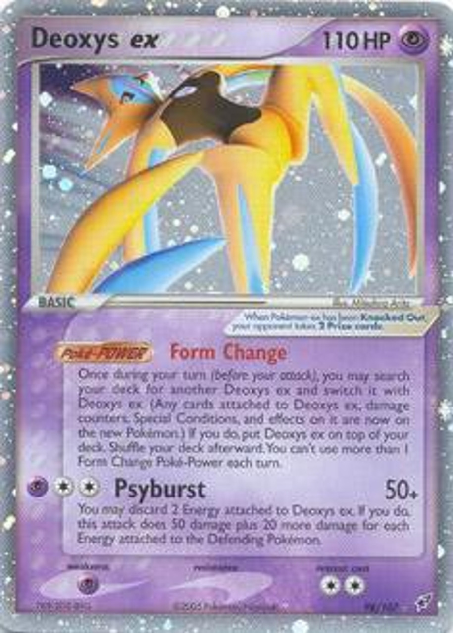 Pokemon Trading Card Game Ex Deoxys Single Card Ultra Rare Deoxys Ex 98 Toywiz - deoxys legendary spawn roblox pokemon fighters ex