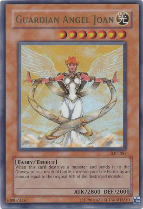 YuGiOh Invasion of Chaos Single Card Ultra Rare Guardian Angel Joan IOC